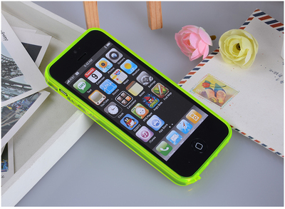 为经典代言 iPhone5超薄磨沙硅胶保护壳的图片与厂家直击